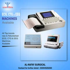 Medical Equip. Importer ECG machines, CTG machines EEG machines etc.