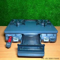 Used Stove Blue Flame Technology Model Non stick Rinnai Brand