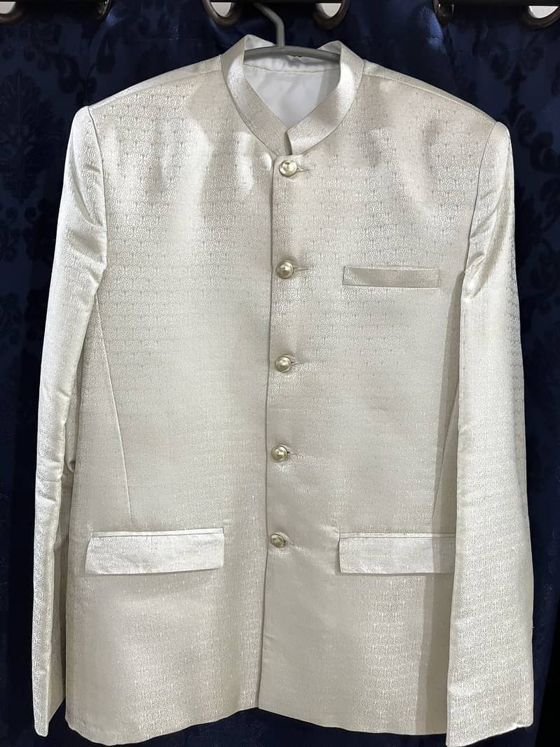 Men's Prince Coat off-white Color Wedding Coat Premium Quality 0