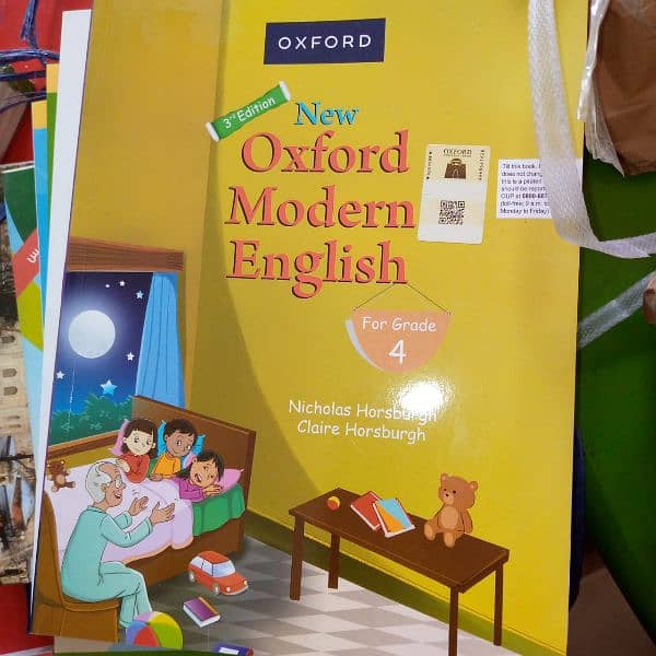 Oxford & Afaq books of 1, 2, 3, 4 & 7 class & Montessori class books 6