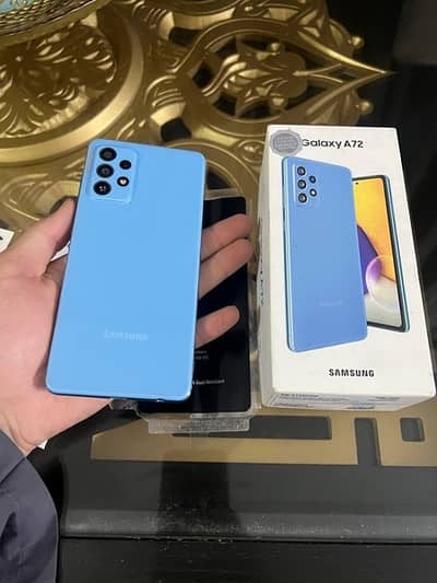 SAMSUNG GALAXY AWESOME A72 WITH BOX 8/128