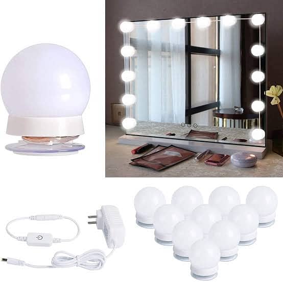 Vanity Mirror LED Bulbs | 10 Bulbs with 3 Modes | For Makeup 4