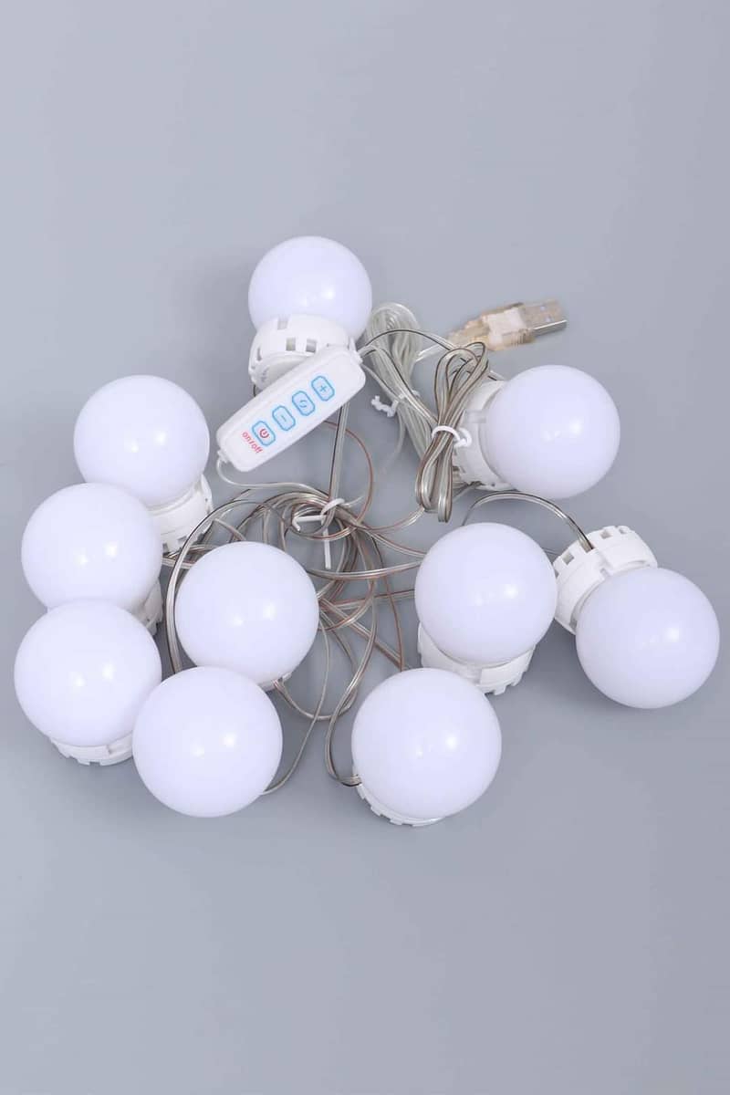 Vanity Mirror LED Bulbs | 10 Bulbs with 3 Modes | For Makeup 0
