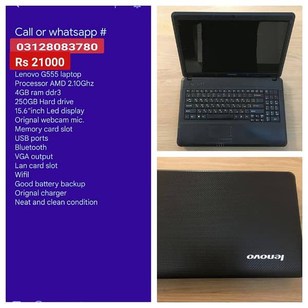 Laptops available in low prices contact or WhatsApp no 03128O83780 12