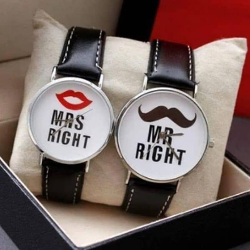 Couple Casual  Watch With Box 0