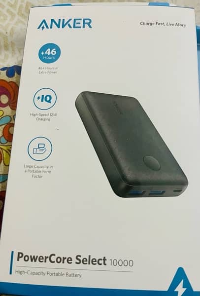 ANKER PowerCore Select 10000 mAh Power Bank |Brand New| |Pin Pack| 1