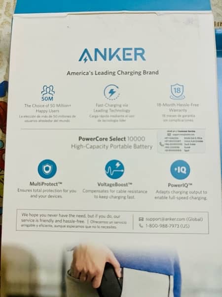 ANKER PowerCore Select 10000 mAh Power Bank |Brand New| |Pin Pack| 4