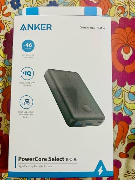 ANKER PowerCore Select 10000 mAh Power Bank |Brand New| |Pin Pack| 6