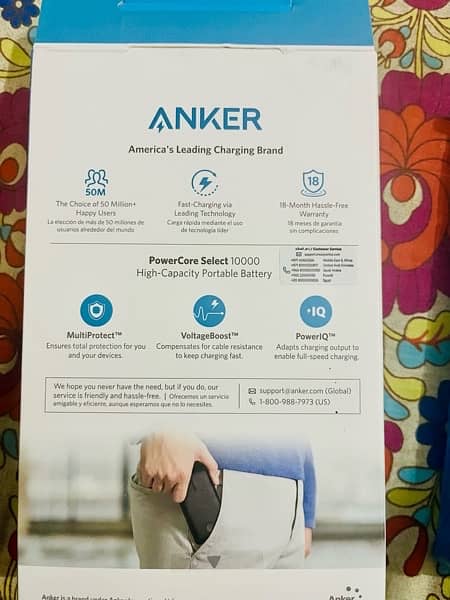 ANKER PowerCore Select 10000 mAh Power Bank |Brand New| |Pin Pack| 7