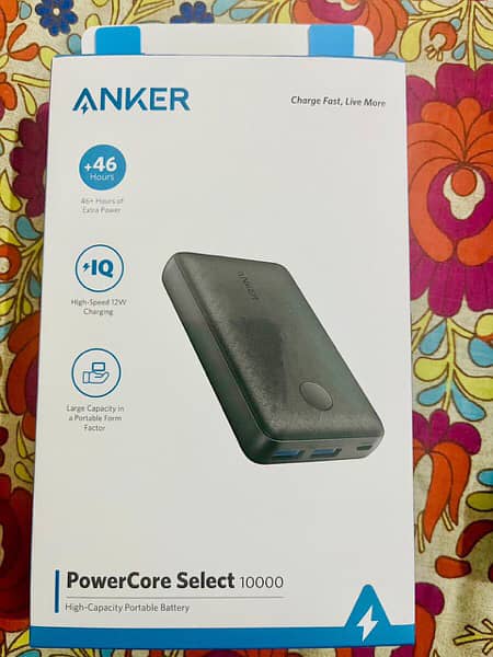ANKER PowerCore Select 10000 mAh Power Bank |Brand New| |Pin Pack| 5