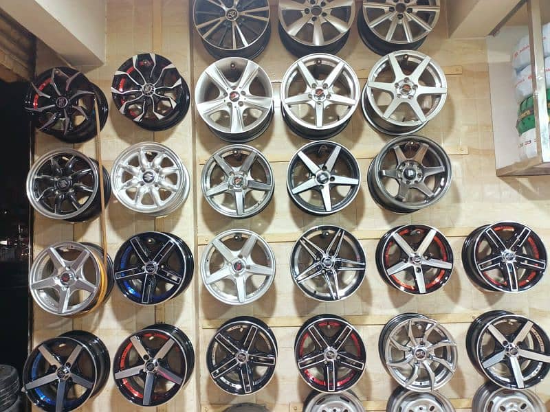 Tyres alloys Rims Available Bridgestone Dunlop Yokohama Sailun General 12