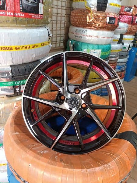 Tyres alloys Rims Available Bridgestone Dunlop Yokohama Sailun General 14