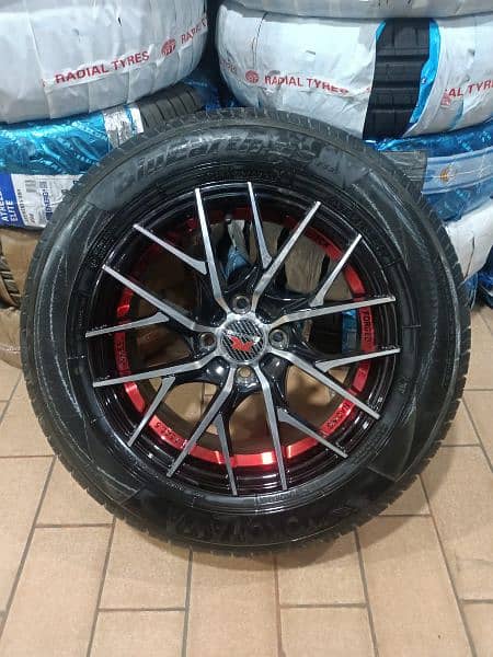 Tyres alloys Rims Available Bridgestone Dunlop Yokohama Sailun General 15