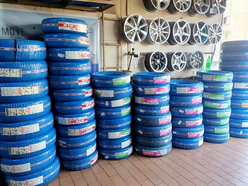 Tyres alloys Rims Available Bridgestone Dunlop Yokohama Sailun General 16