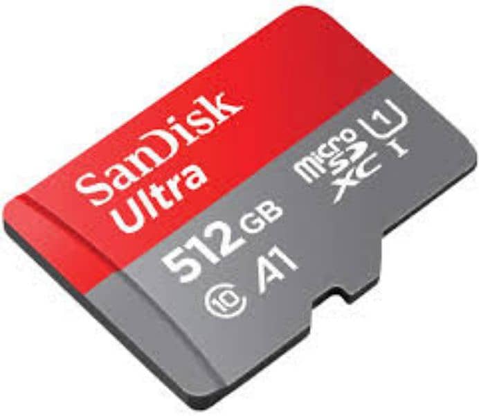 SanDisk 512GB Ultra microSDXC UHS-I C10 100MB/s Memory Card 1