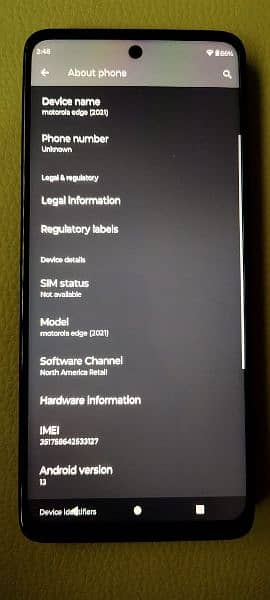 Motorola Edge 2021 5G - Flagship Device 6