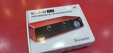 Focusrite Scarlett 4i4 | 3rd Generation Audio Interface