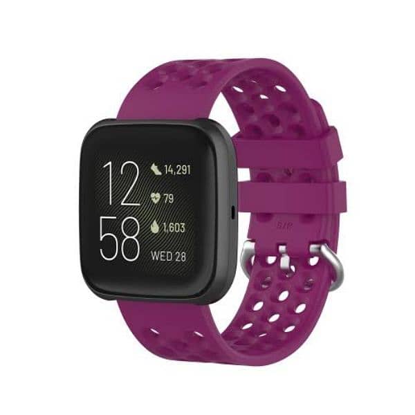 Perforated Silicone Strap for Fitbit Versa & Versa 2 1