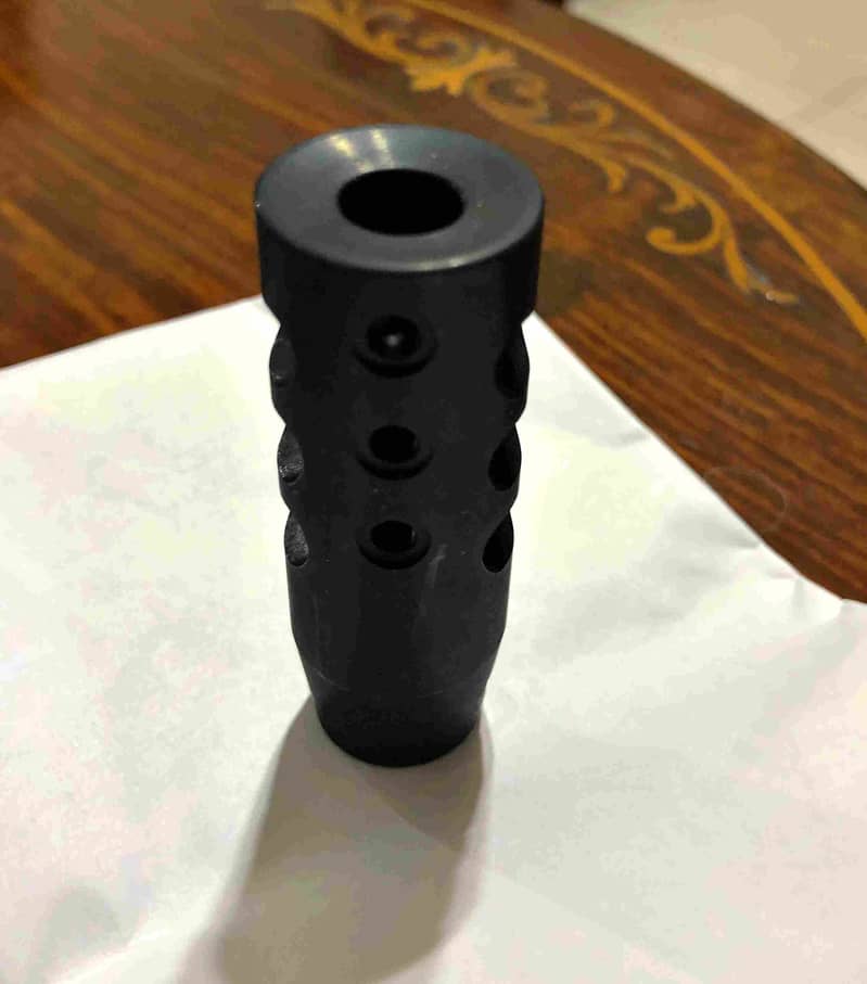 Muzzle Brake 308 3006 AK 7.62 30 Stryker suppressor M14x1Rh recoil USA 0