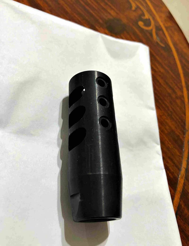 Muzzle Brake . 308 3006 Stryker Recoil M14x1Rh 30 calib made in USA 3