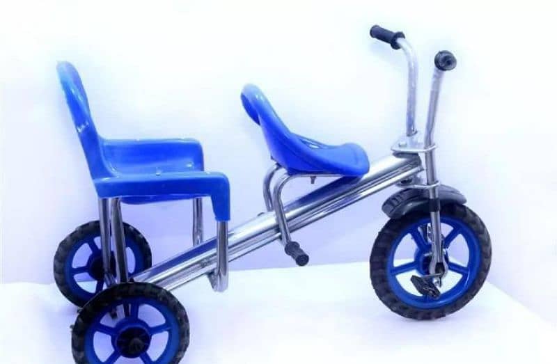 Kids Tricycle Double Seat free delivery cash On delivery 2