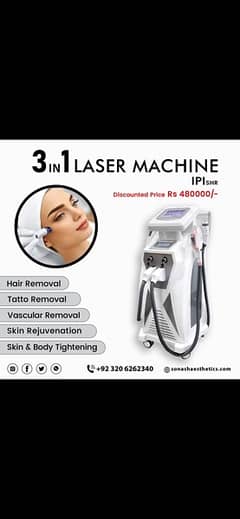 IPL 3 in 1 Laser Machine