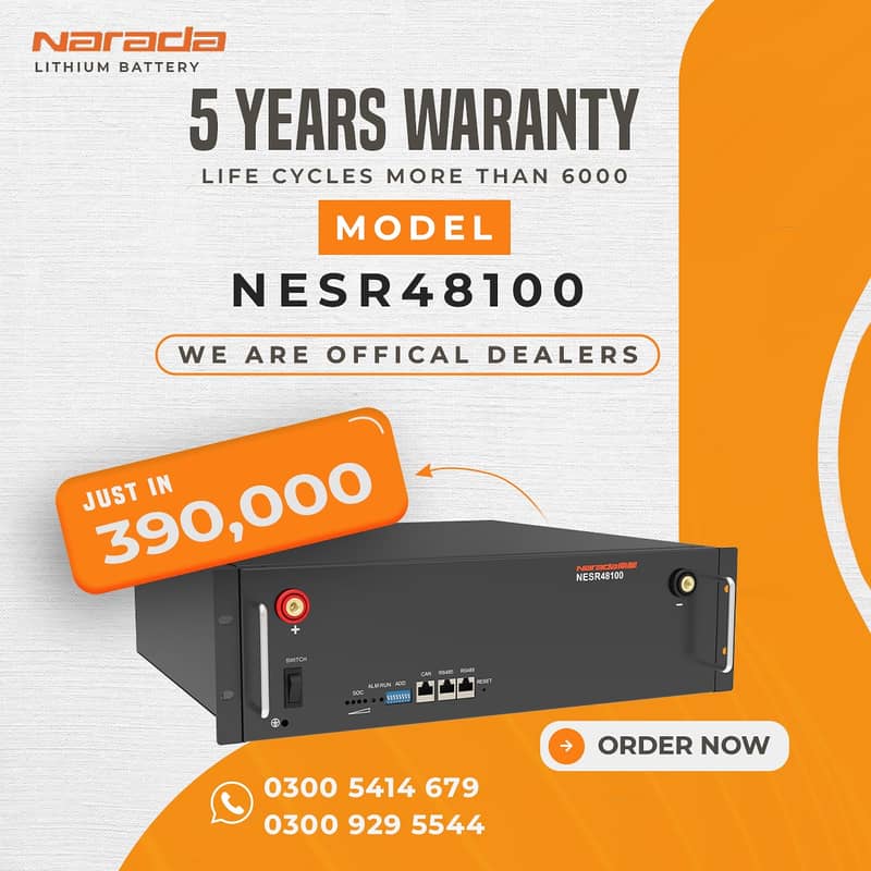Battery NESR48100 (48V 100AH) 0