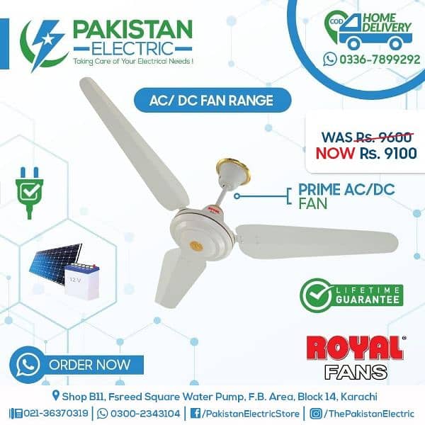 Ceiling Fans | AC DC Fans | Inverter Fans | 30 watts | Energy saving 10