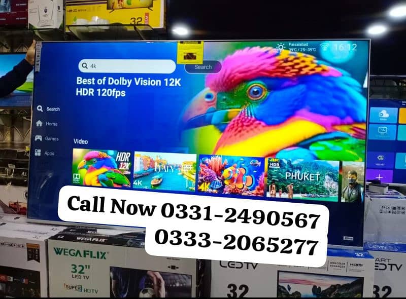 ! EID SALE ! 48 INCHES SLIM SMART HD FHD 4K ULTRA LED TVS 1