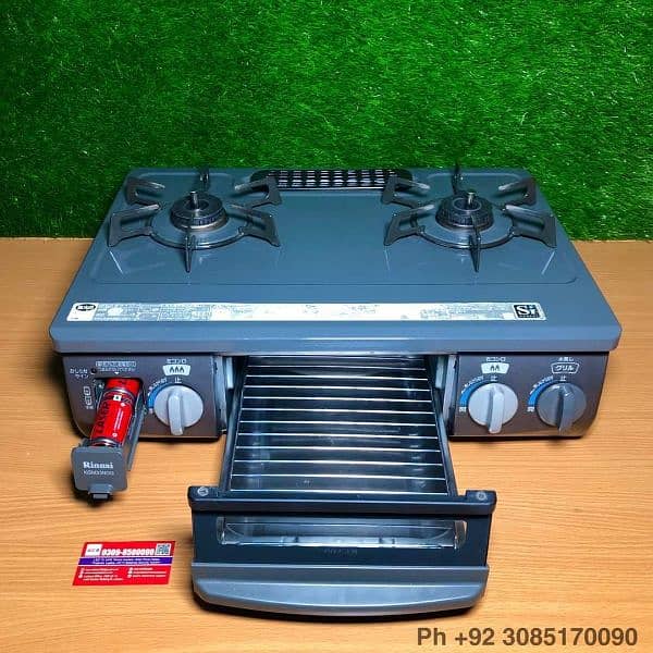 Used Japanese Stove Non stick Blue Flame Technology Delivery Available 0