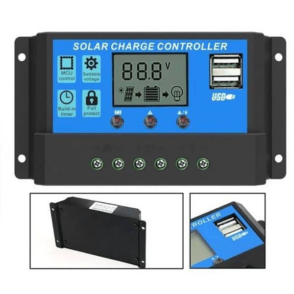 solar panel controller use for safety 10,20,30 amp available 0
