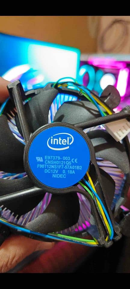 Intel original cpu heat sink fan new 1