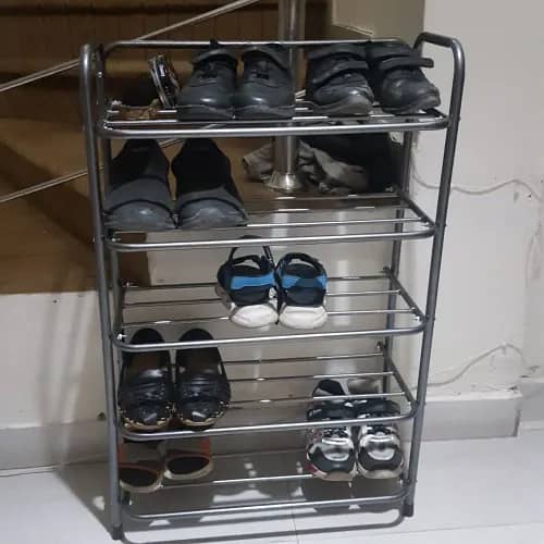 Brand New Iron 5 Layer Shoes Stand Rack Organizer Premium Quality 1