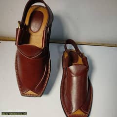 Leather Handmade zalmi chappal for Men