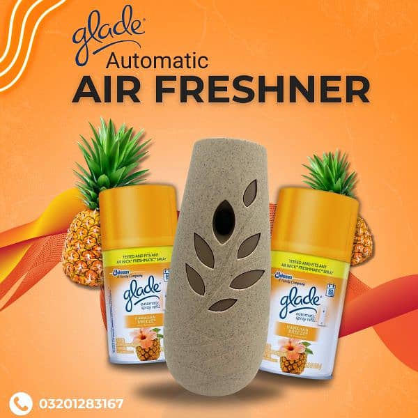 Glade automatic Air freshener Dispenser 3 in 1 0