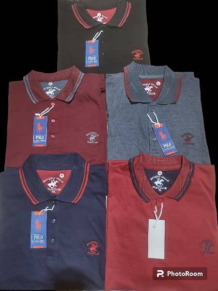 POLO TEE SHIRT PURE COTTON JURESY EXPORT QUALITY STICKING 2