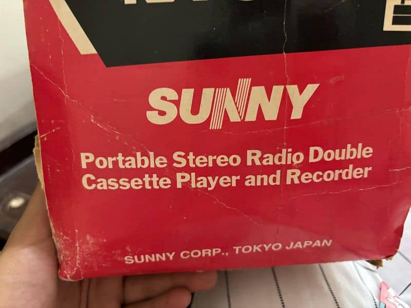 Japanese Made| Box packed | RX-560 Double Cassette Player| 6
