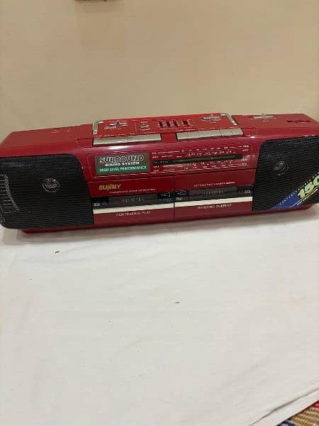 Japanese Made| Box packed | RX-560 Double Cassette Player| 8