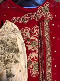 3PC Embroidered Suit | Festive Dress / Shalwar Kameez