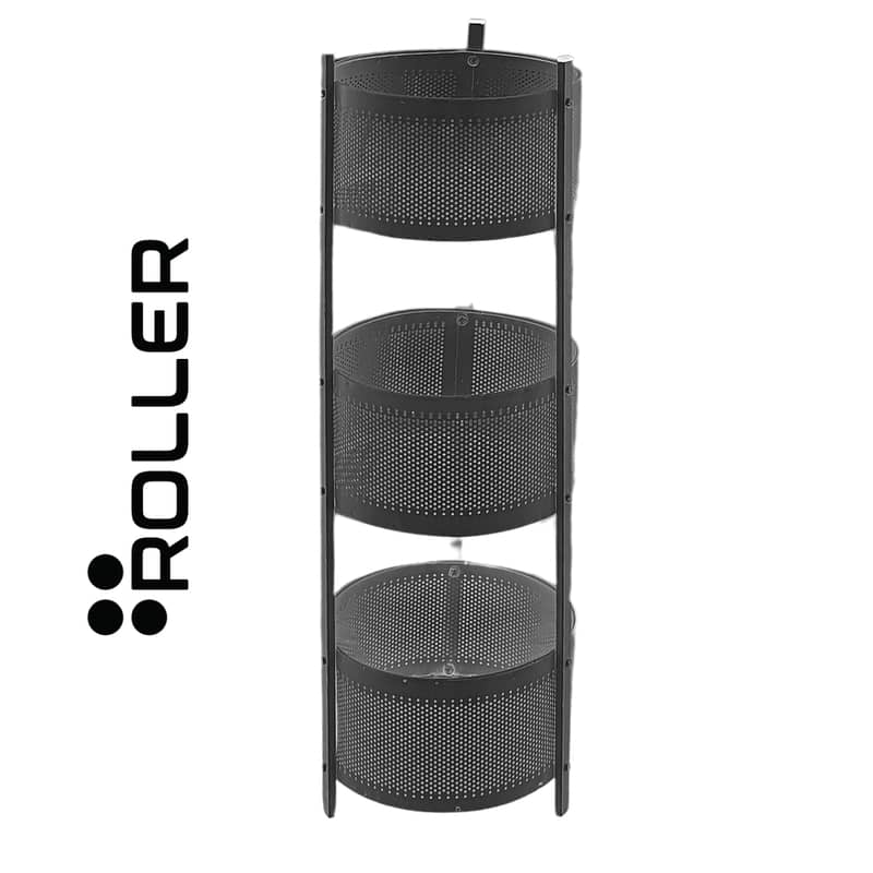 Premium Round Metal Trolley, Kitchen Trolley, Storage Rack, cart 8