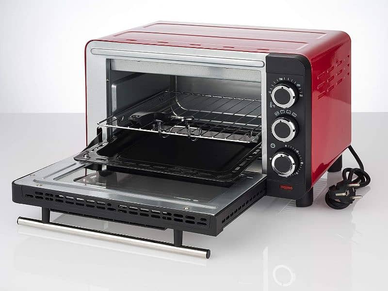 Korona 57005 toaster oven 14 L 1200 W Black, Red Grill 2