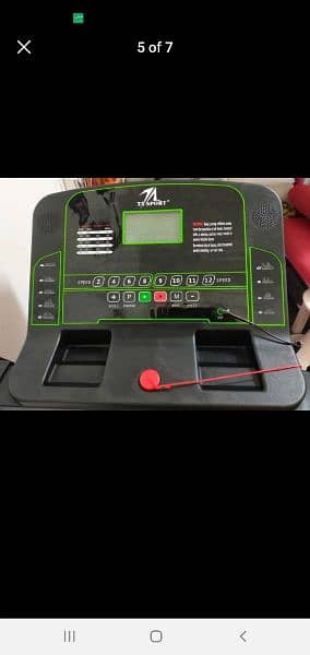 semi commercial home use electric treadmill manual exercise walk cycle 1