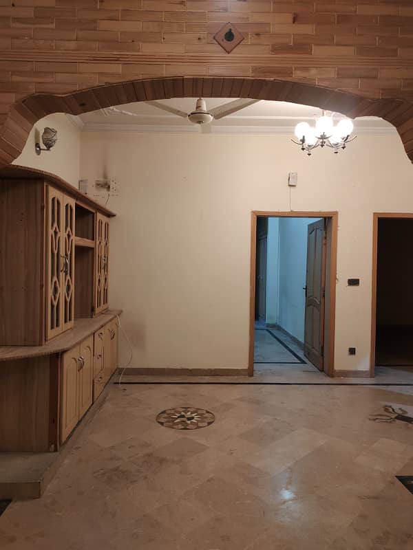 New Beautiful 5 marla ground portion available for rent in g11 Islamabad at big street, 2 bedrooms with bathrooms, drawing, dining, TVL, car porch, wooden work nice, at ideal location, near to markaz. 0
