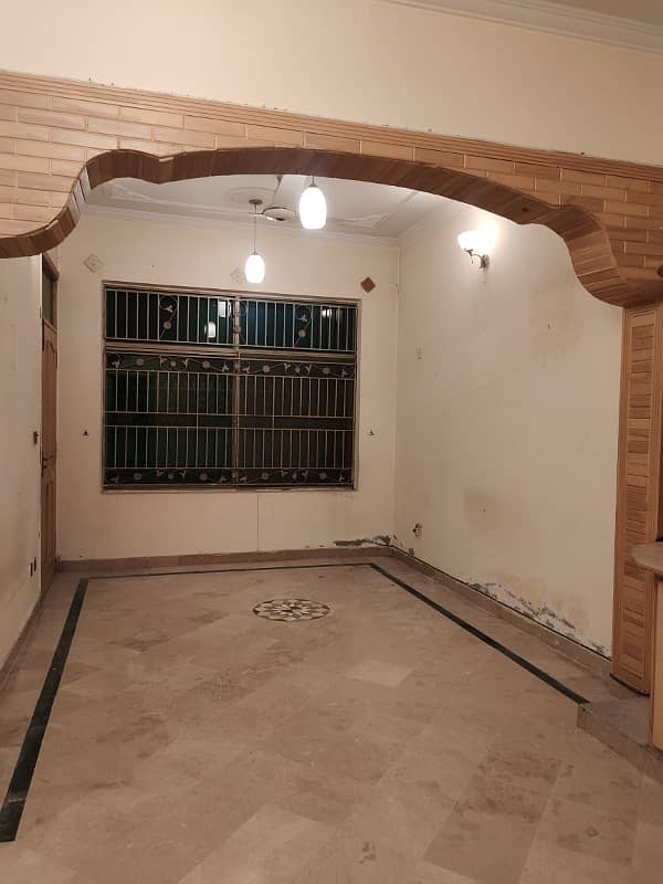 New Beautiful 5 marla ground portion available for rent in g11 Islamabad at big street, 2 bedrooms with bathrooms, drawing, dining, TVL, car porch, wooden work nice, at ideal location, near to markaz. 8