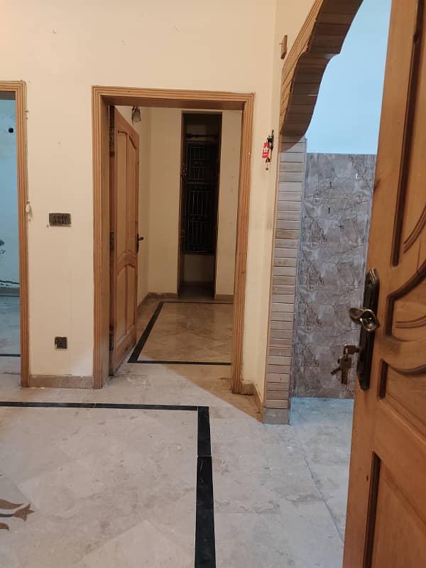 New Beautiful 5 marla ground portion available for rent in g11 Islamabad at big street, 2 bedrooms with bathrooms, drawing, dining, TVL, car porch, wooden work nice, at ideal location, near to markaz. 11