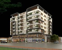 A High Standard Apartment Project With Spacious Elite Class 2 Bed Lounge Big Apartment At Surjani Town On Installment.