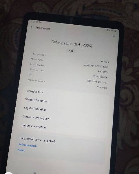 Galaxy Tab A (8.4 , 2020) sm-T307u 3/32 non pta 1