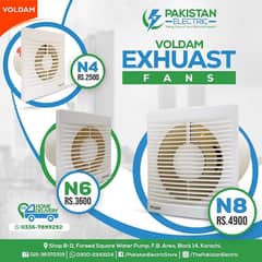 Exhaust Fans | Voldam Fans | N4, N6, N8