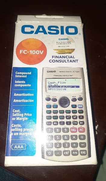 Casio Financial Calculator FC 100v 1