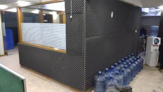 Installation and customized soundproofing room studios offices hall